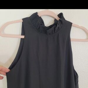 Gibson Women's Black Halter Mini Cocktail Party Holiday Dress Hidden Pockets  XS